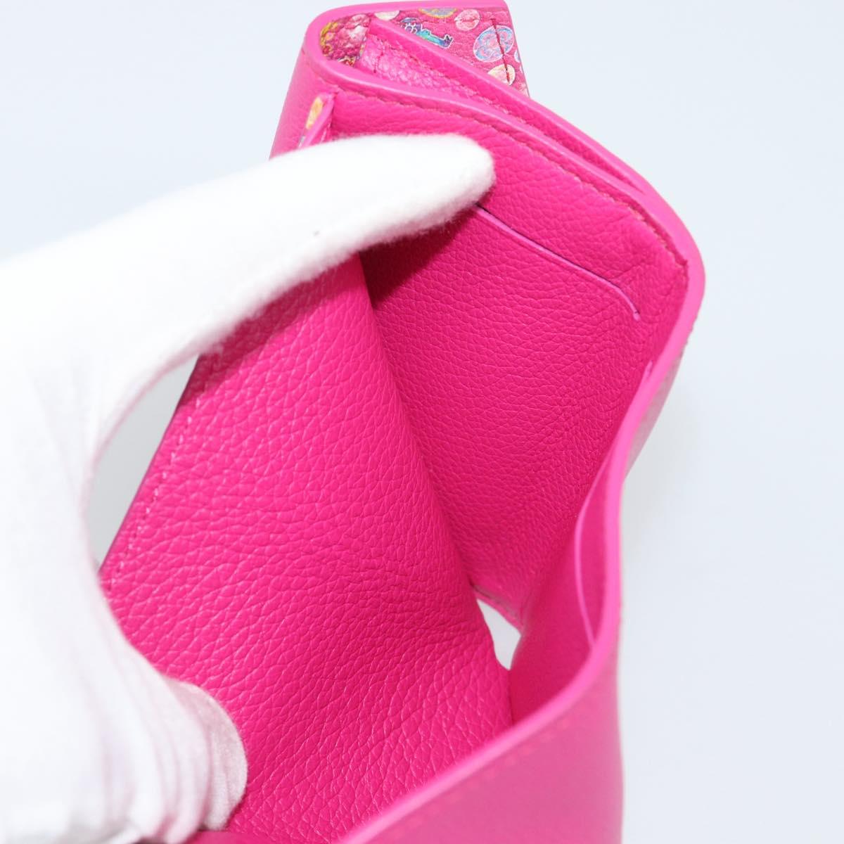 LOUIS VUITTON Portefeuille Rock Mini Wallet Leather Pink M81886 LV Auth 186174M