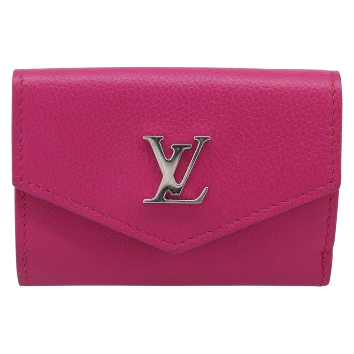 LOUIS VUITTON Portefeuille Rock Mini Wallet Leather Pink M81886 LV Auth 186174M