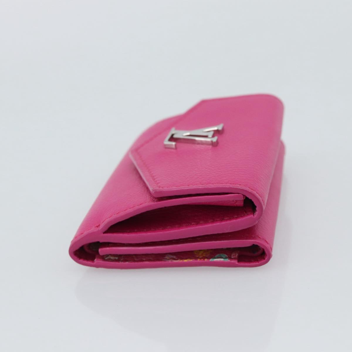 LOUIS VUITTON Portefeuille Rock Mini Wallet Leather Pink M81886 LV Auth 186174M