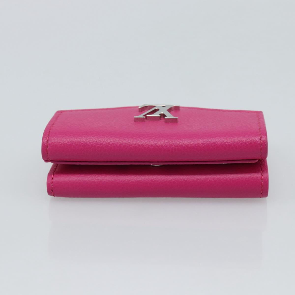 LOUIS VUITTON Portefeuille Rock Mini Wallet Leather Pink M81886 LV Auth 186174M