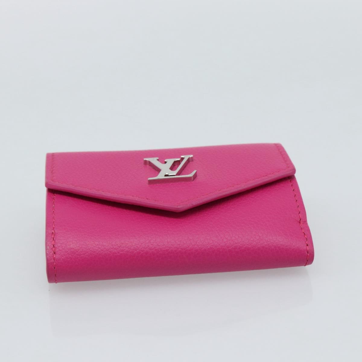 LOUIS VUITTON Portefeuille Rock Mini Wallet Leather Pink M81886 LV Auth 186174M