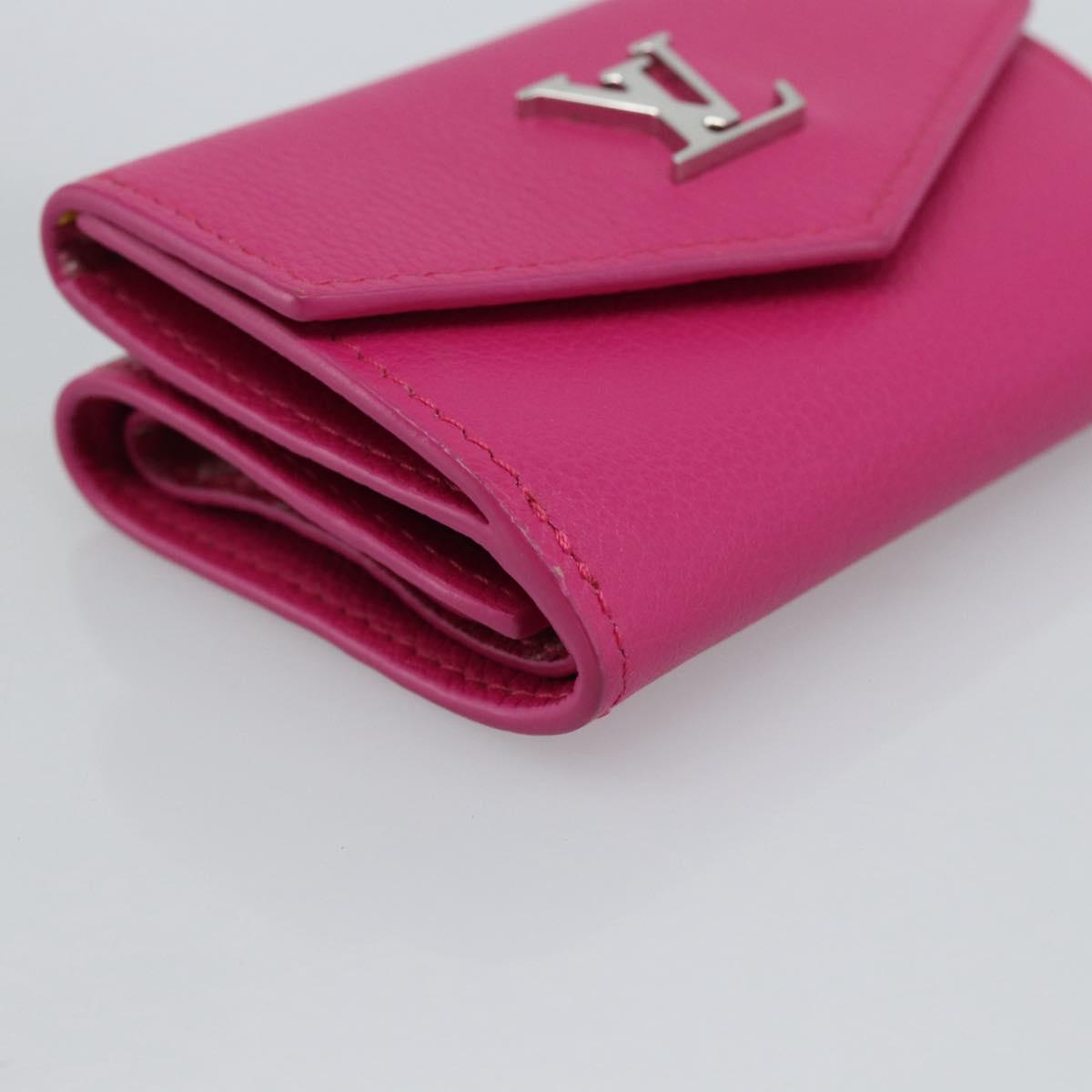 LOUIS VUITTON Portefeuille Rock Mini Wallet Leather Pink M81886 LV Auth 186174M