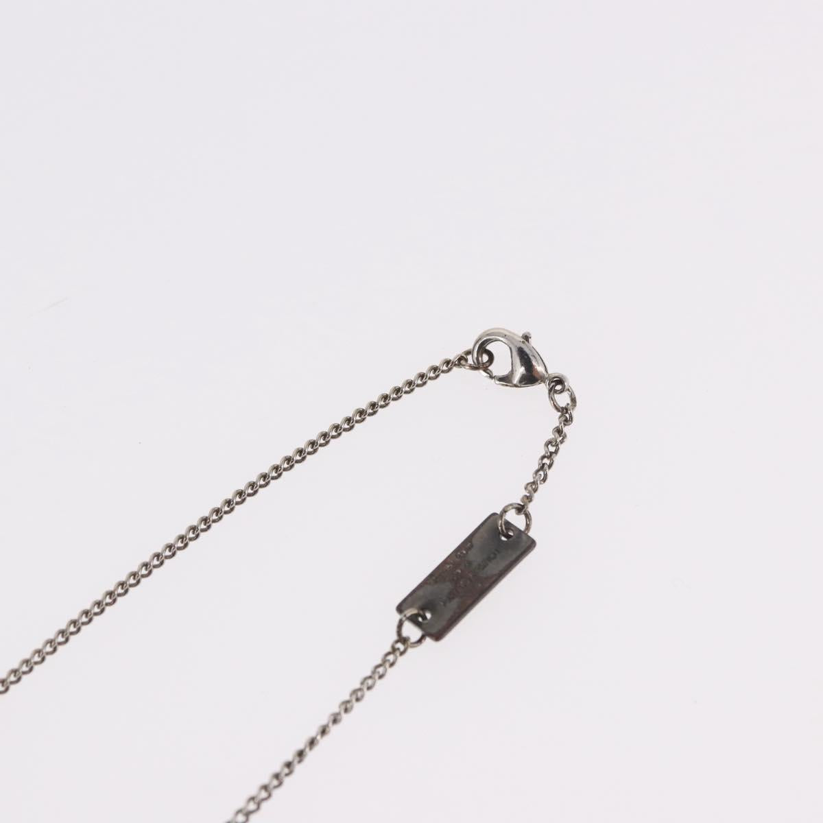 LOUIS VUITTON Ring Necklace metal Silver M62485 LV Auth 186175