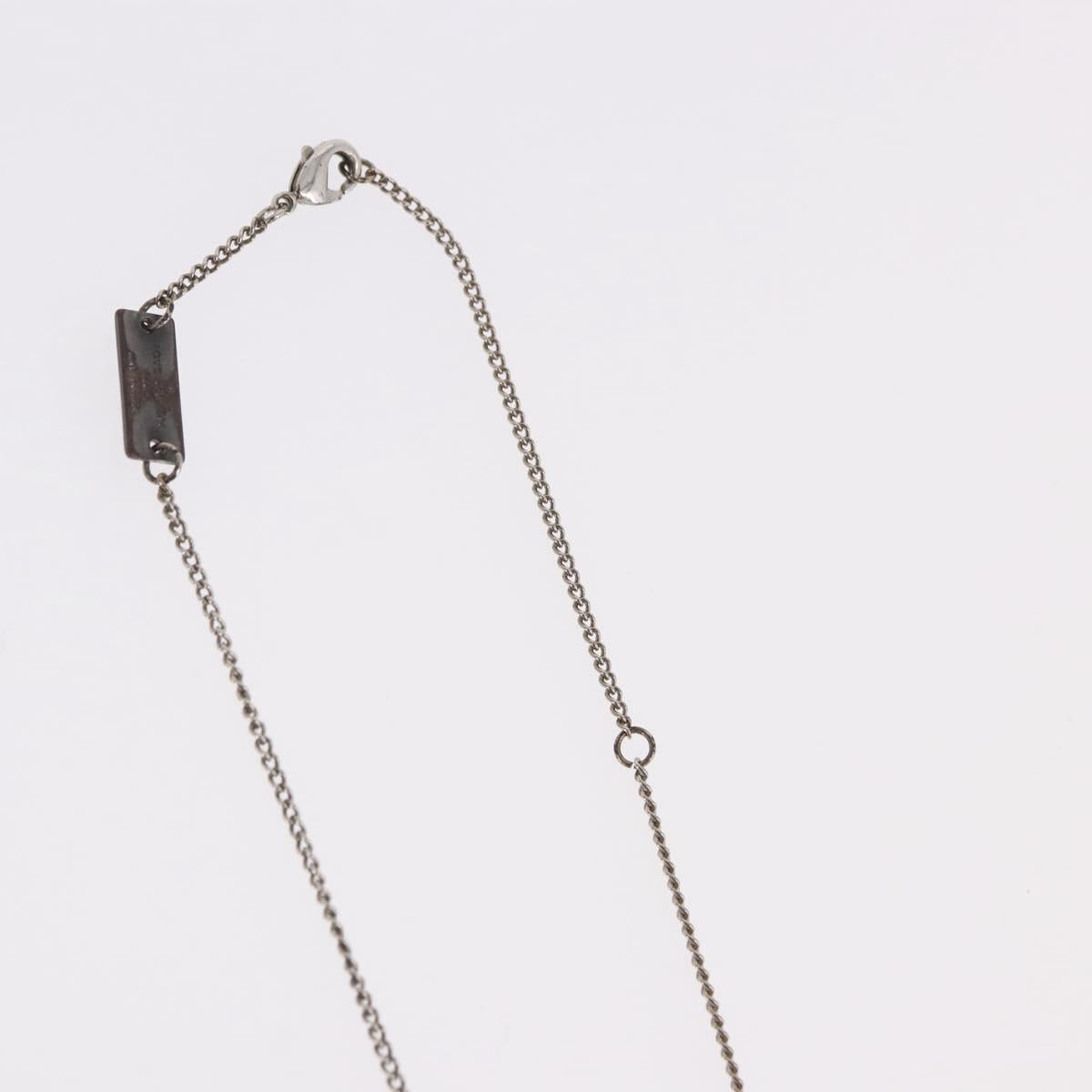 LOUIS VUITTON Ring Necklace metal Silver M62485 LV Auth 186175