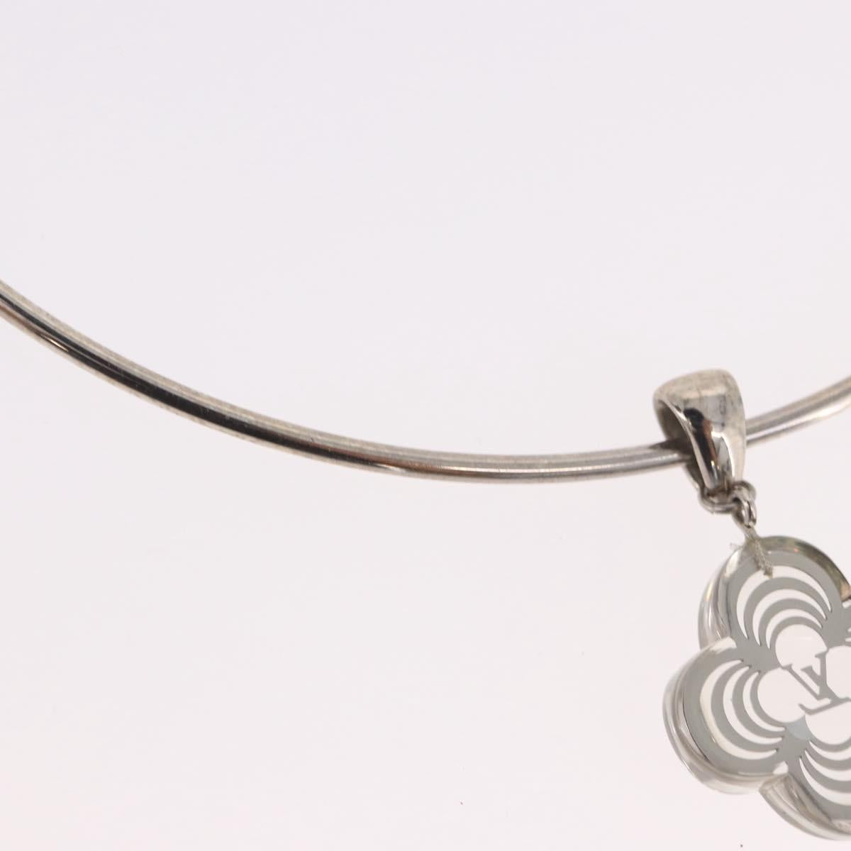 LOUIS VUITTON Corie Arafoli Choker metal Silver LV Auth 186177A