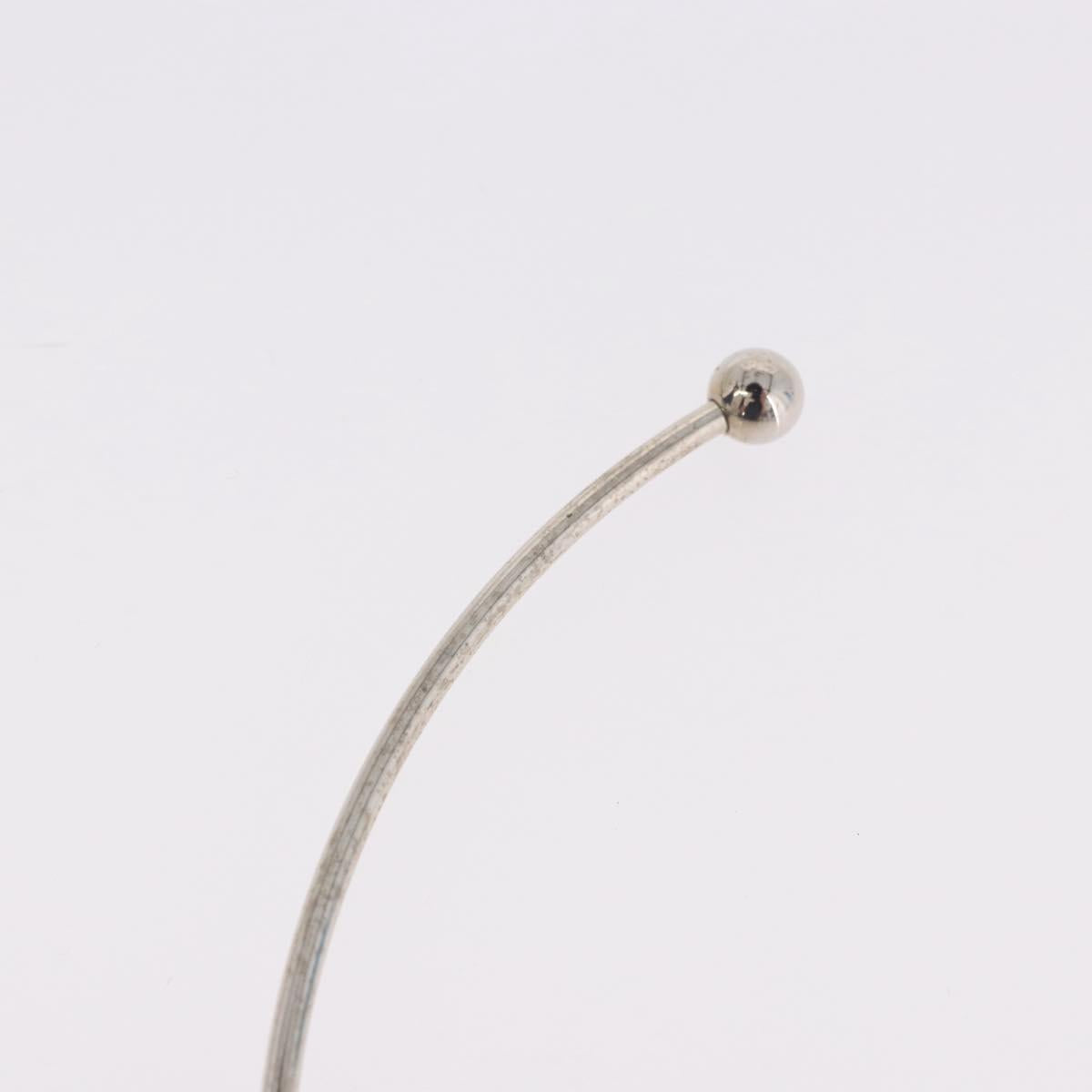 LOUIS VUITTON Corie Arafoli Choker metal Silver LV Auth 186177A