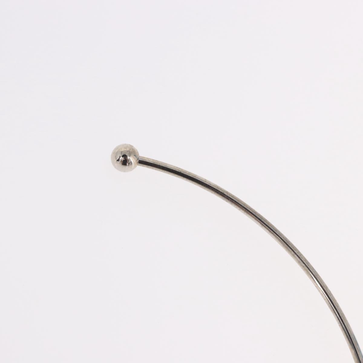 LOUIS VUITTON Corie Arafoli Choker metal Silver LV Auth 186177A