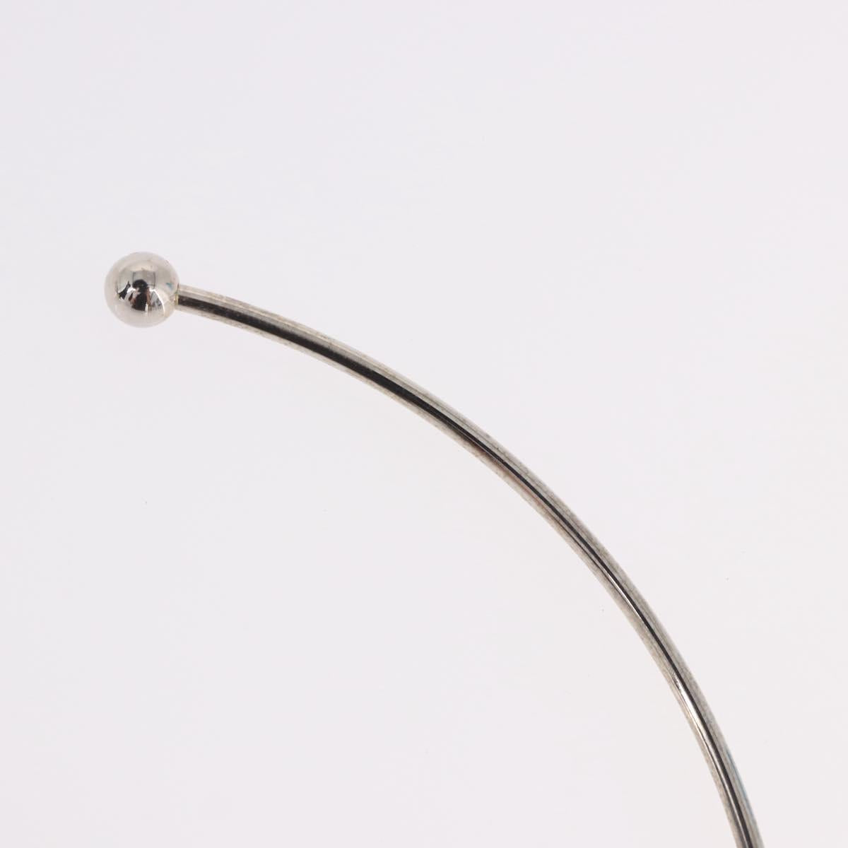 LOUIS VUITTON Corie Arafoli Choker metal Silver LV Auth 186177A