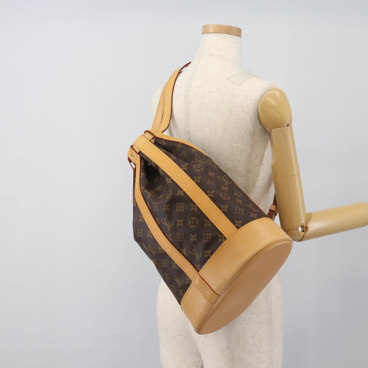 LOUIS VUITTON Monogram Randonnee PM Shoulder Bag M42243 LV Auth 186184SAM