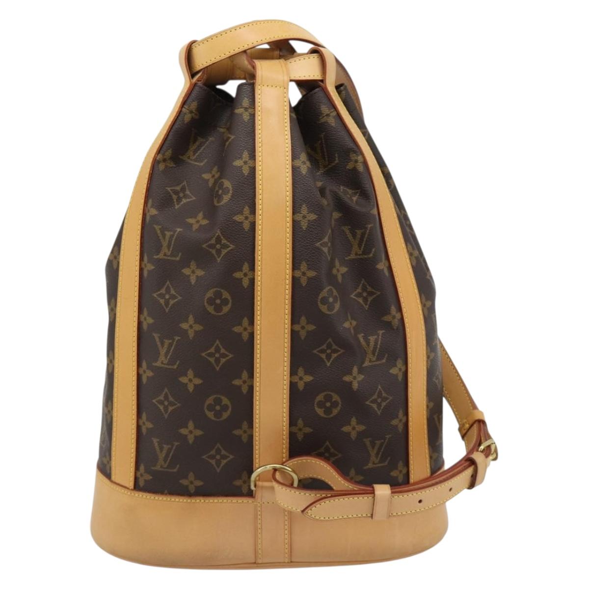 LOUIS VUITTON Monogram Randonnee PM Shoulder Bag M42243 LV Auth 186184SAM