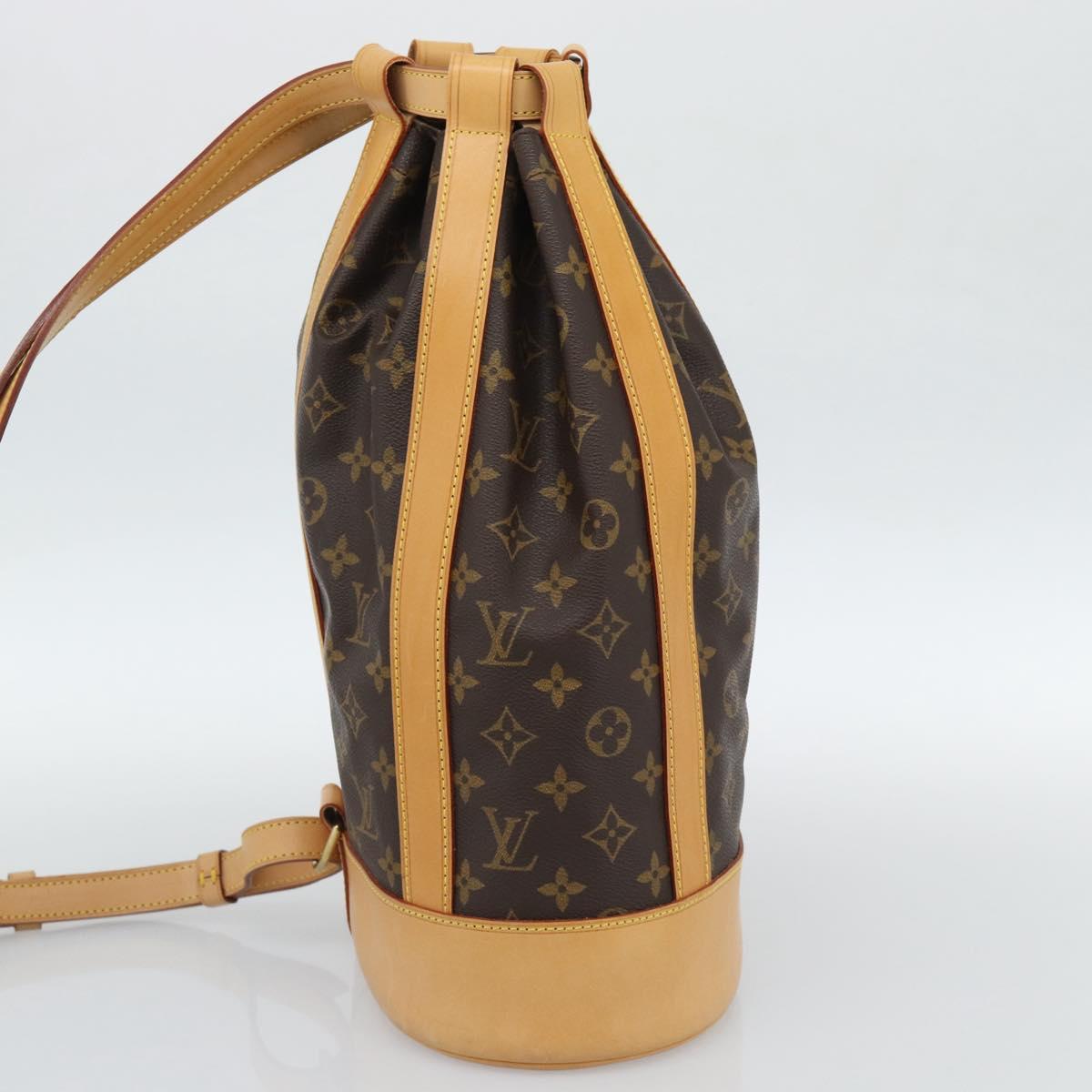 LOUIS VUITTON Monogram Randonnee PM Shoulder Bag M42243 LV Auth 186184SAM