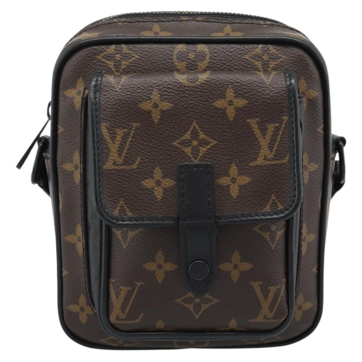 LOUIS VUITTON Macassar Christopher Wearable Wallet Bag M69404 LV Auth 186189V