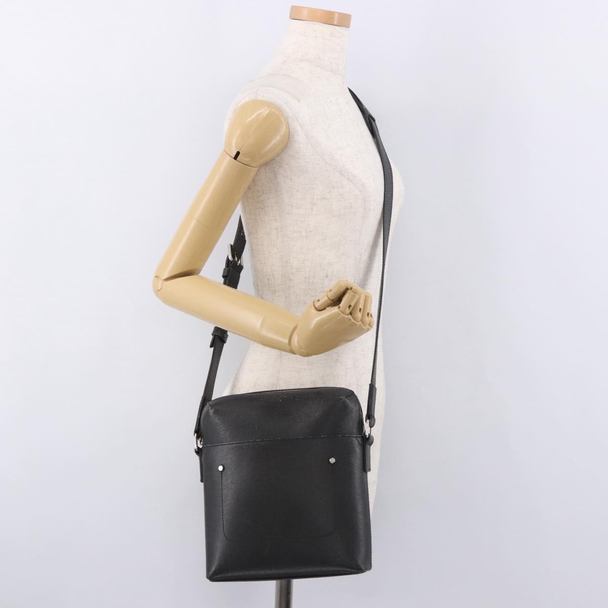 LOUIS VUITTON Taiga Pochette Grigori Shoulder Bag Ardoise M32712 LV Auth 186206A