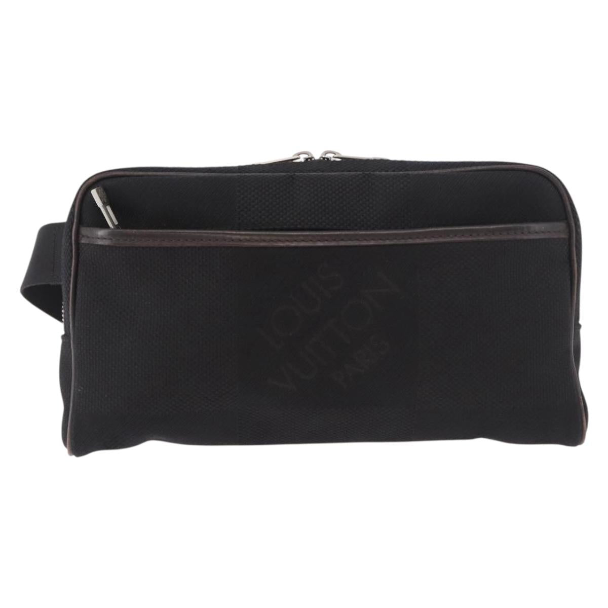 LOUIS VUITTON Damier Geant Acrobat Shoulder Bag Canvas Black M93620 Auth 186207A