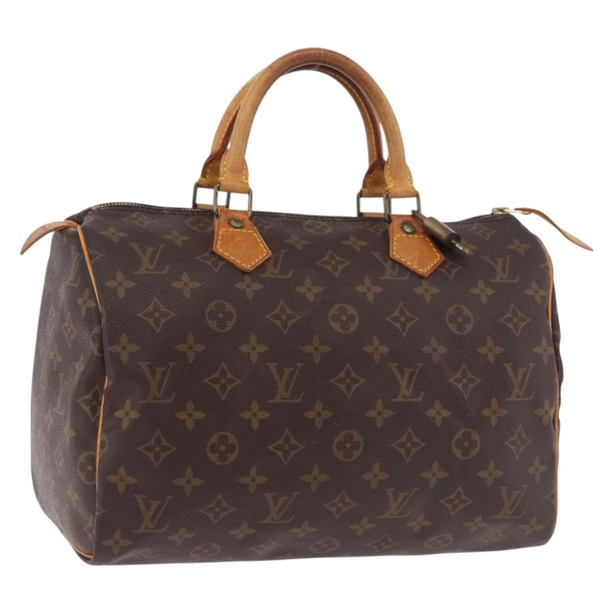 LOUIS VUITTON Monogram Speedy 30 Hand Bag M41526 LV Auth 186218A