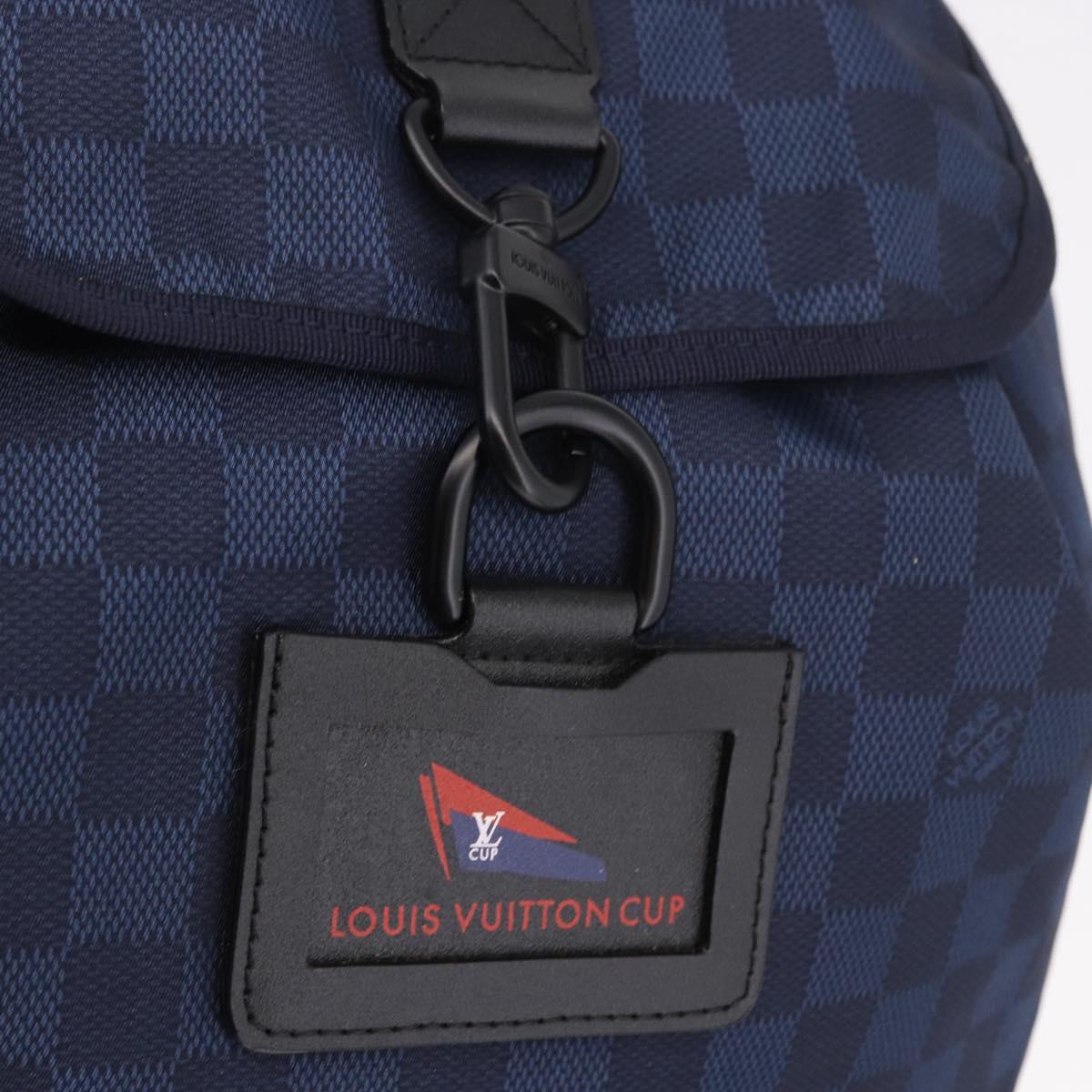 LOUIS VUITTON LV Cup Ostro Backpack Navy N41252 LV Auth 186221M