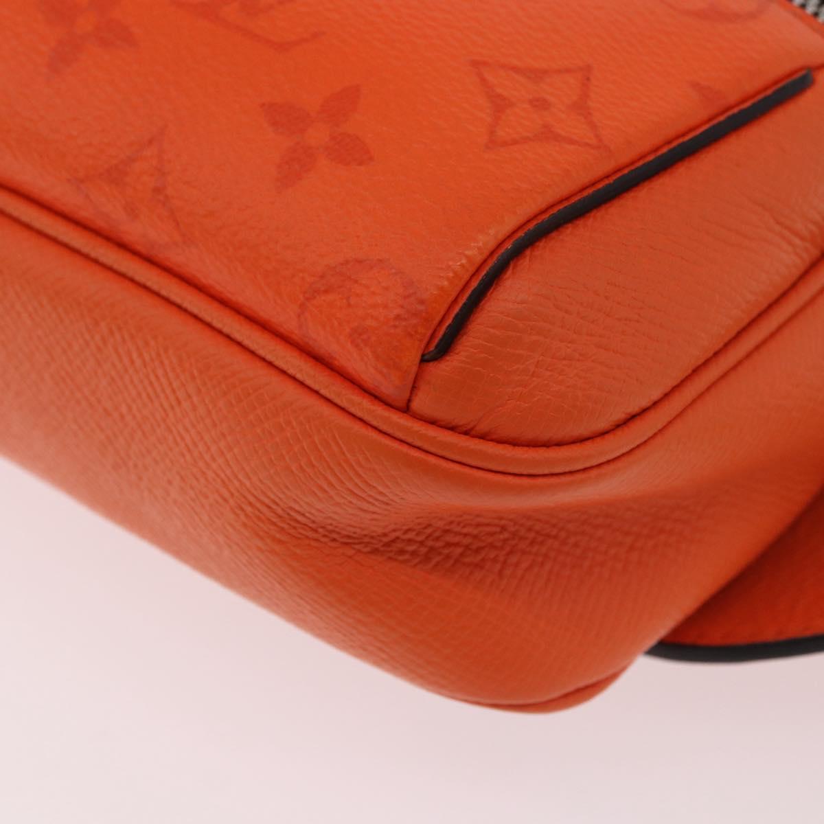 LOUIS VUITTON Tiger Lama Monogram Bum Bag Outdoor Bag Orange M30430 Auth 186224M