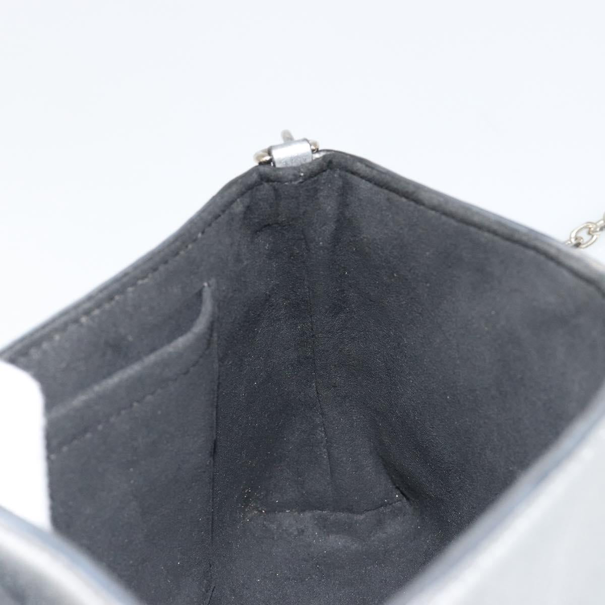 LOUIS VUITTON LV Love Note Shoulder Bag Leather Silver M54872 LV Auth 186225M