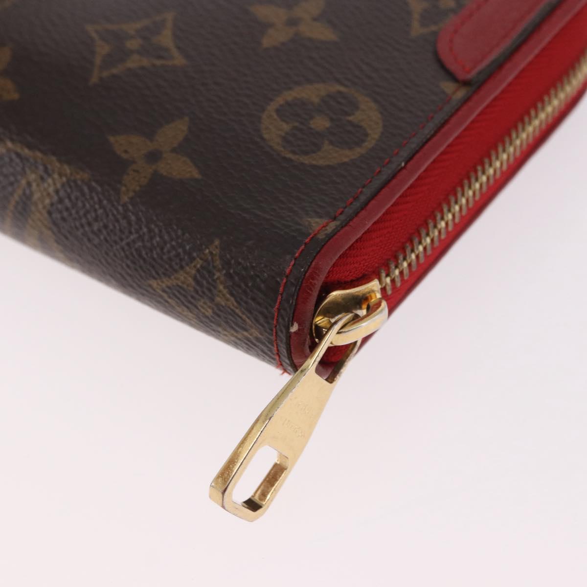 LOUIS VUITTON Monogram Zippy Wallet Tiro Long Wallet M61854 LV Auth 186231A