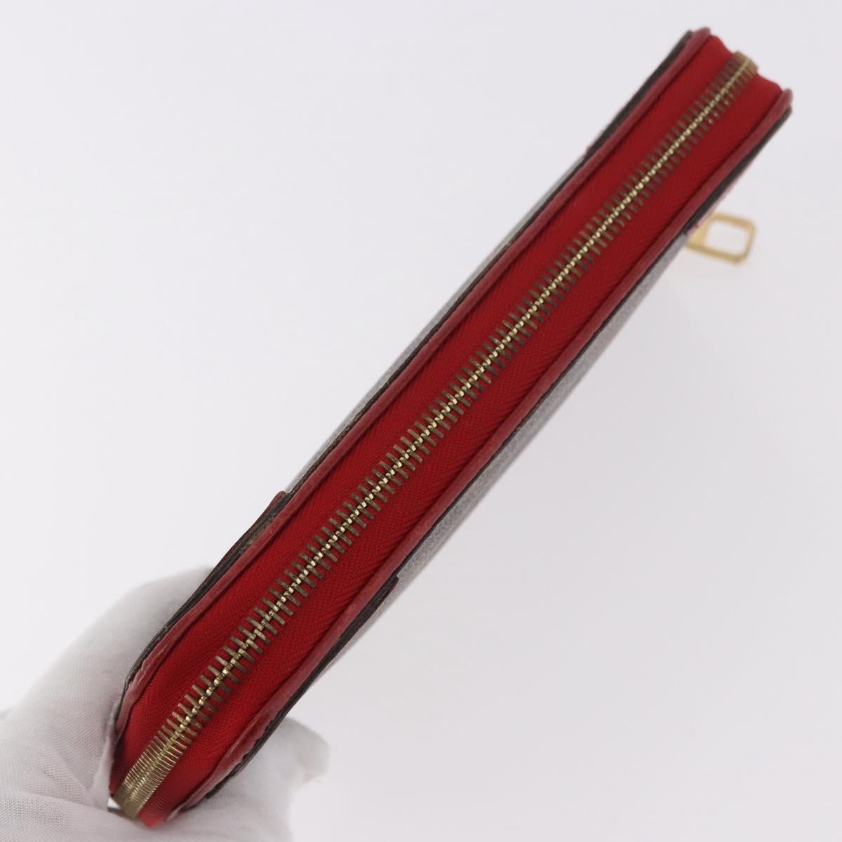 LOUIS VUITTON Monogram Zippy Wallet Tiro Long Wallet M61854 LV Auth 186231A