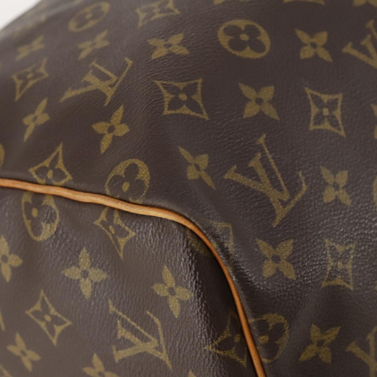 LOUIS VUITTON Monogram Keepall 55 Boston Bag M41424 LV Auth 186234A