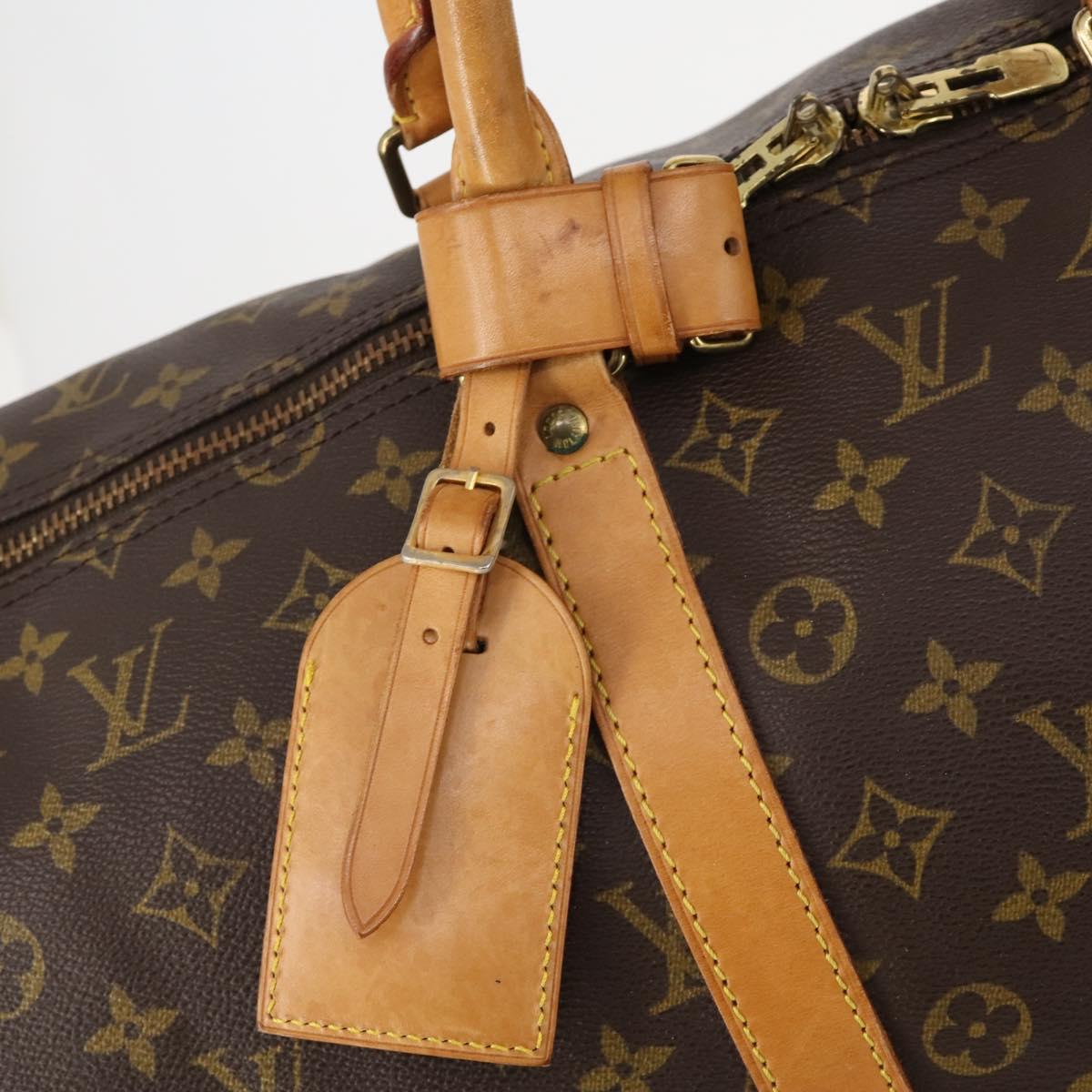 LOUIS VUITTON Monogram Keepall 55 Boston Bag M41424 LV Auth 186234A