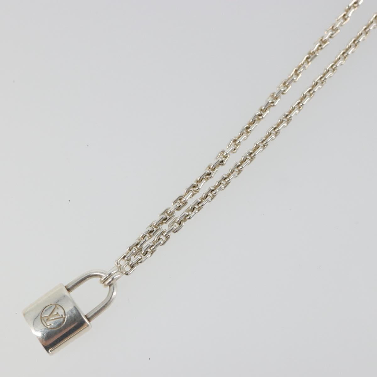 LOUIS VUITTON Bracelet Silver Lockit Bracelet Ag925 Silver Q95450 Auth 186237A
