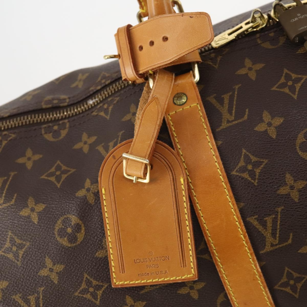 LOUIS VUITTON Monogram Keepall 50 Boston Bag M41426 LV Auth 186242A