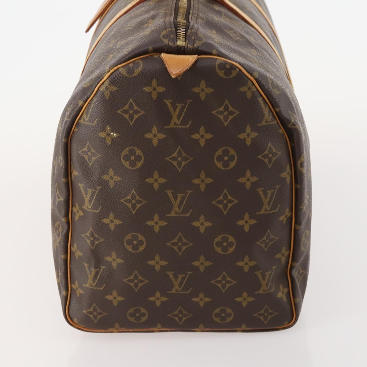 LOUIS VUITTON Monogram Keepall 50 Boston Bag M41426 LV Auth 186242A