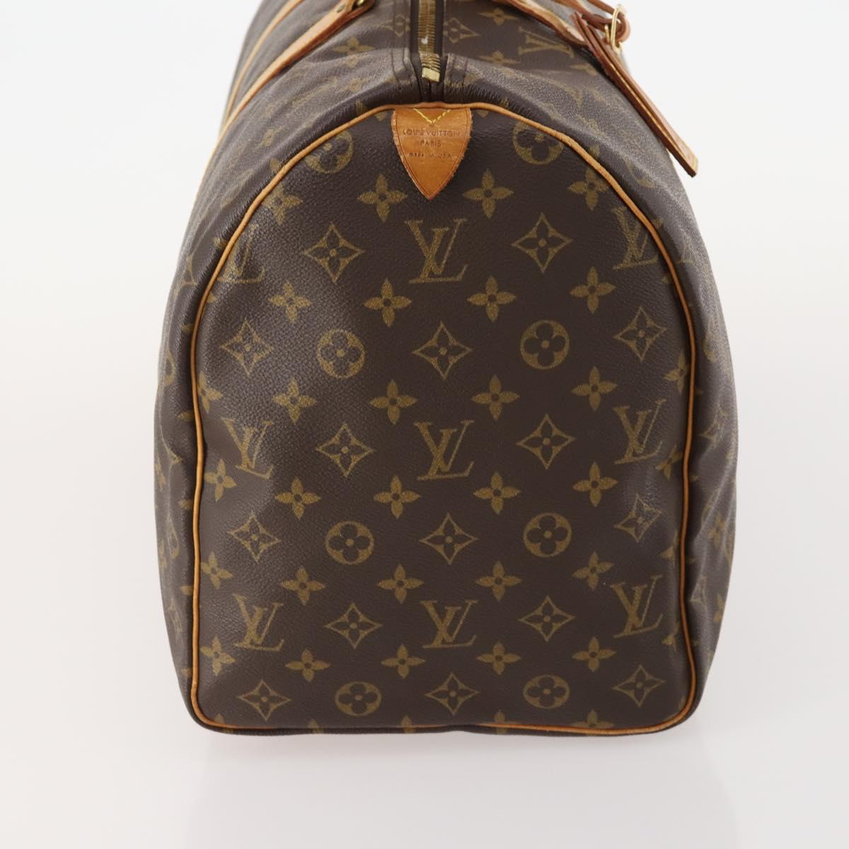 LOUIS VUITTON Monogram Keepall 50 Boston Bag M41426 LV Auth 186242A