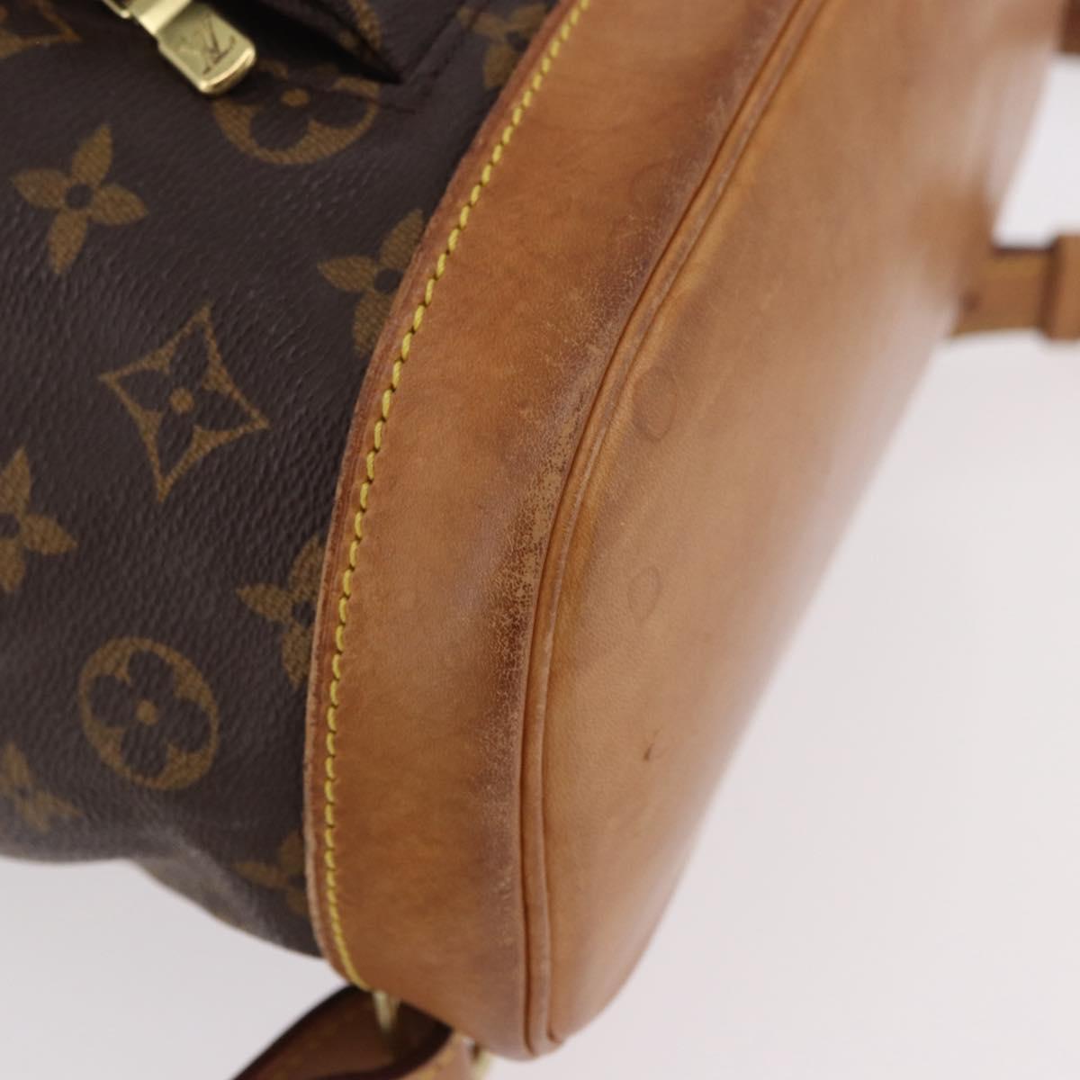 LOUIS VUITTON Monogram Montsouris MM Backpack M51136 LV Auth 186246A