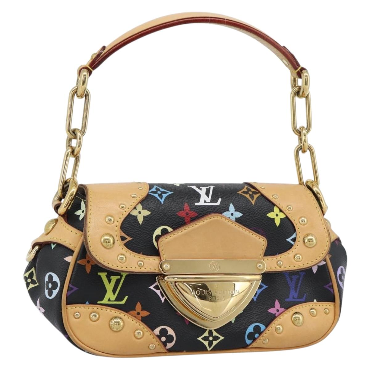 LOUIS VUITTON Monogram Multicolor Marilyn Bag Black M40207 LV Auth 186250SAV