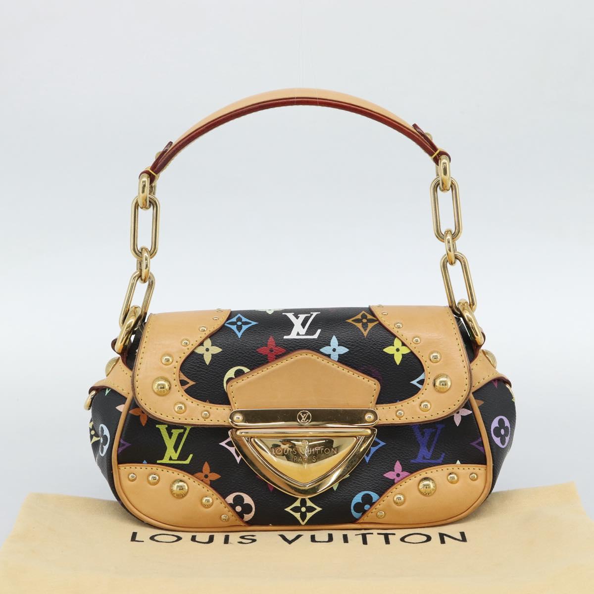 LOUIS VUITTON Monogram Multicolor Marilyn Bag Black M40207 LV Auth 186250SAV