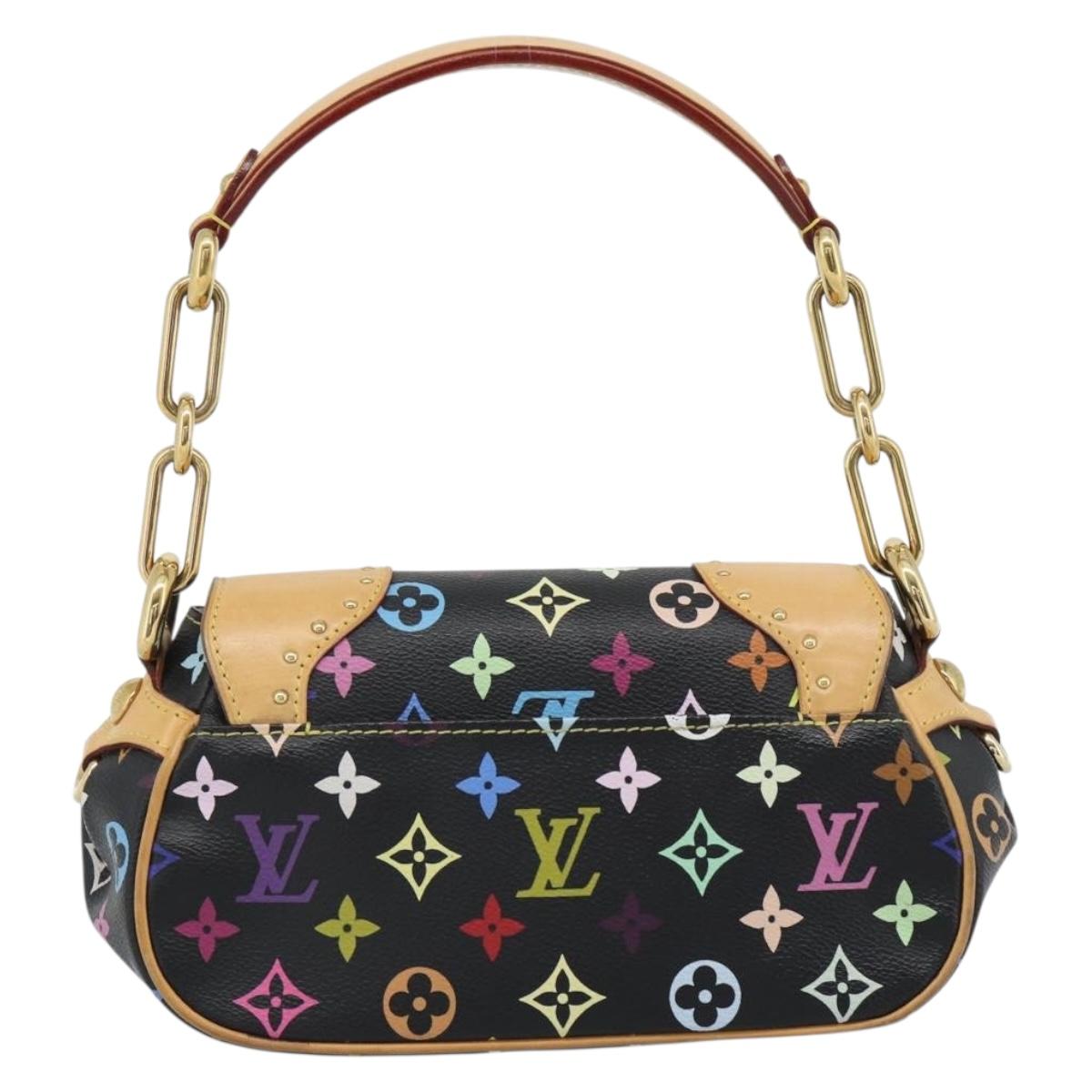 LOUIS VUITTON Monogram Multicolor Marilyn Bag Black M40207 LV Auth 186250SAV