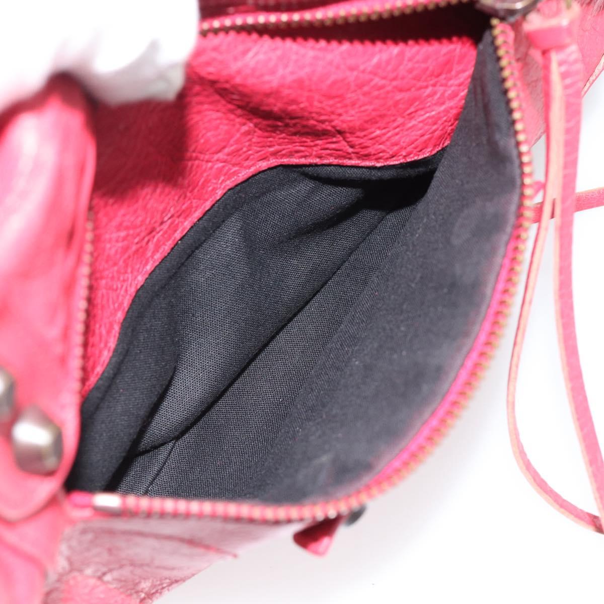 BALENCIAGA The Town Hand Bag Leather 2way Red 240579 Auth 186253M