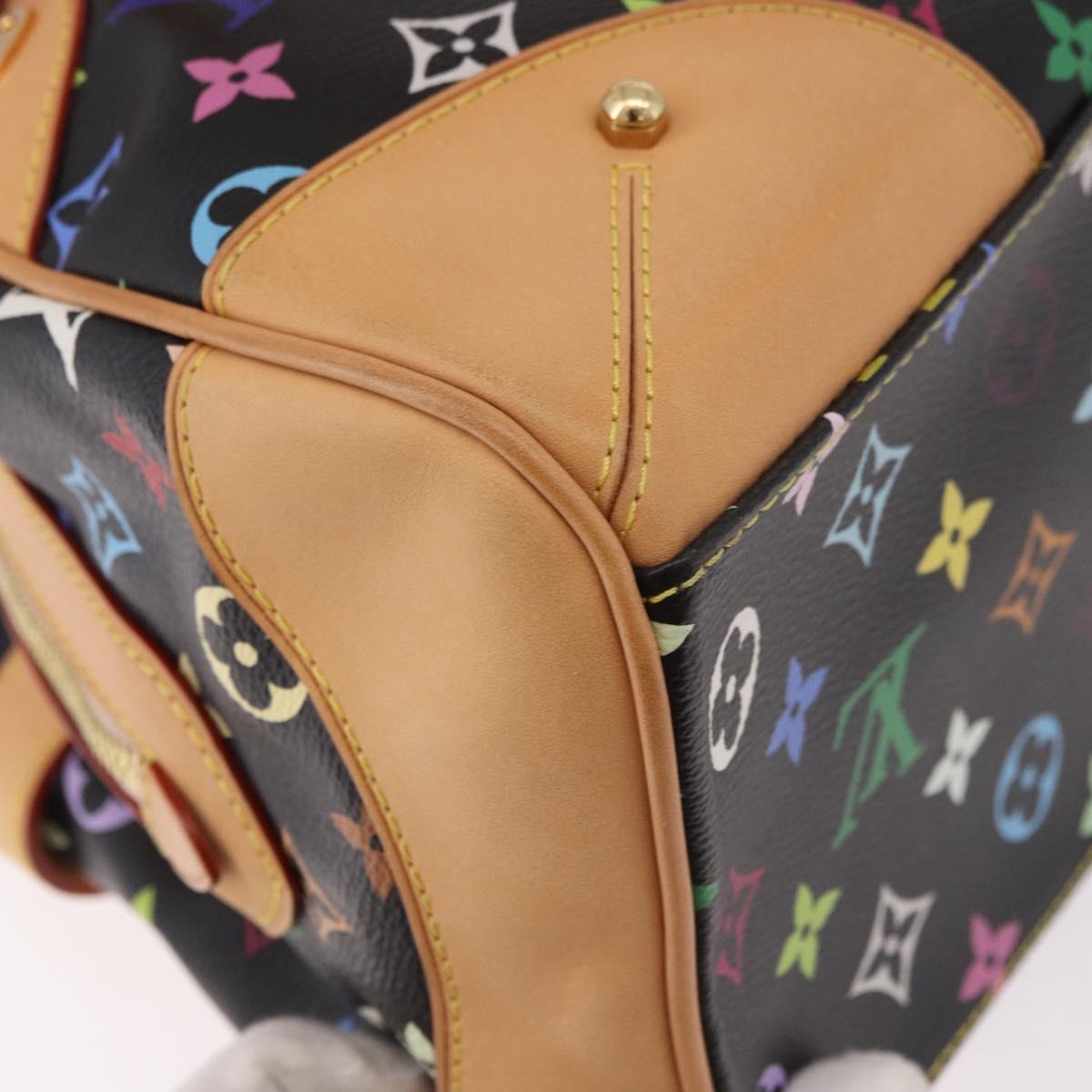 LOUIS VUITTON Monogram Multicolor Claudia Hand Bag Black M40194 Auth 186255SAV