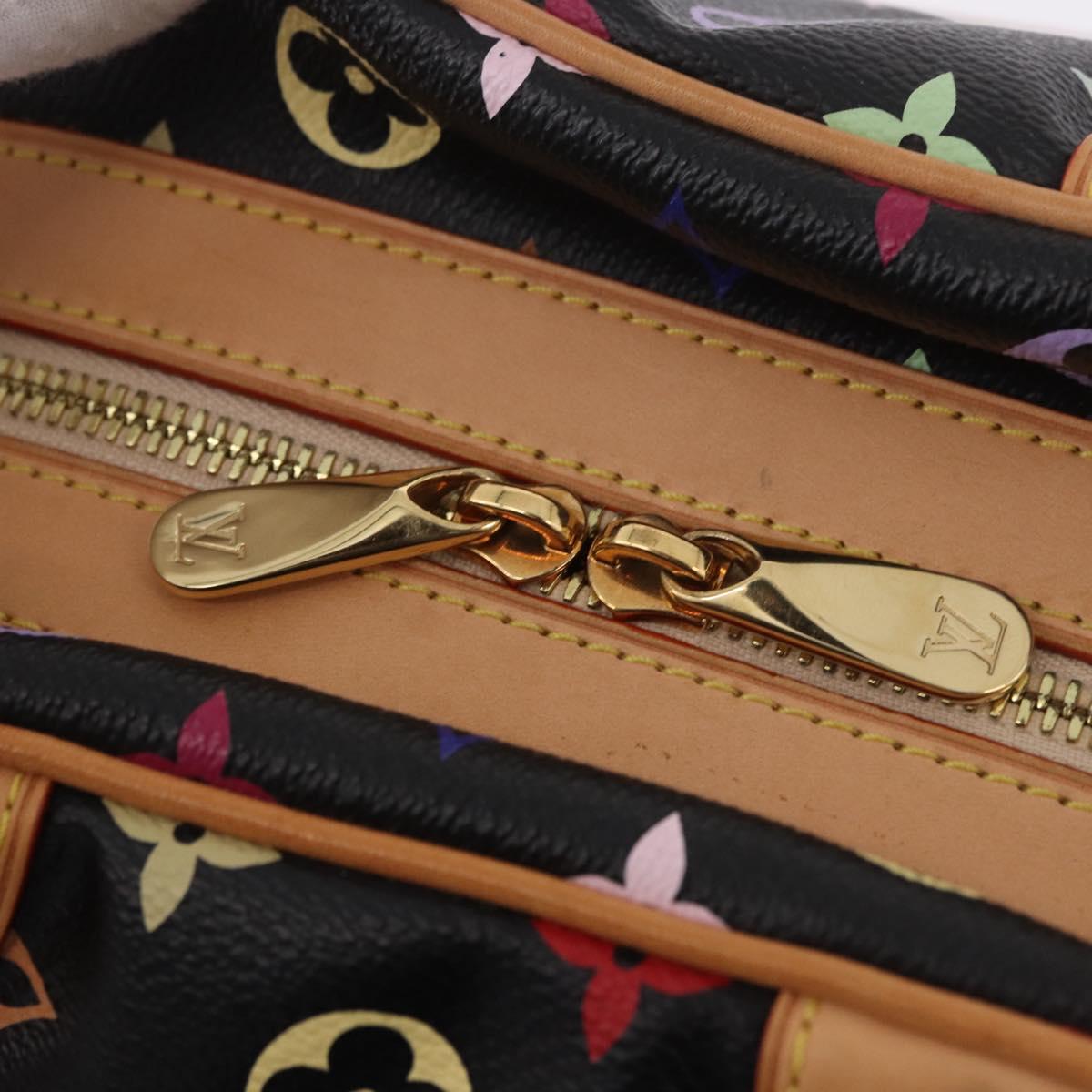LOUIS VUITTON Monogram Multicolor Claudia Hand Bag Black M40194 Auth 186255SAV