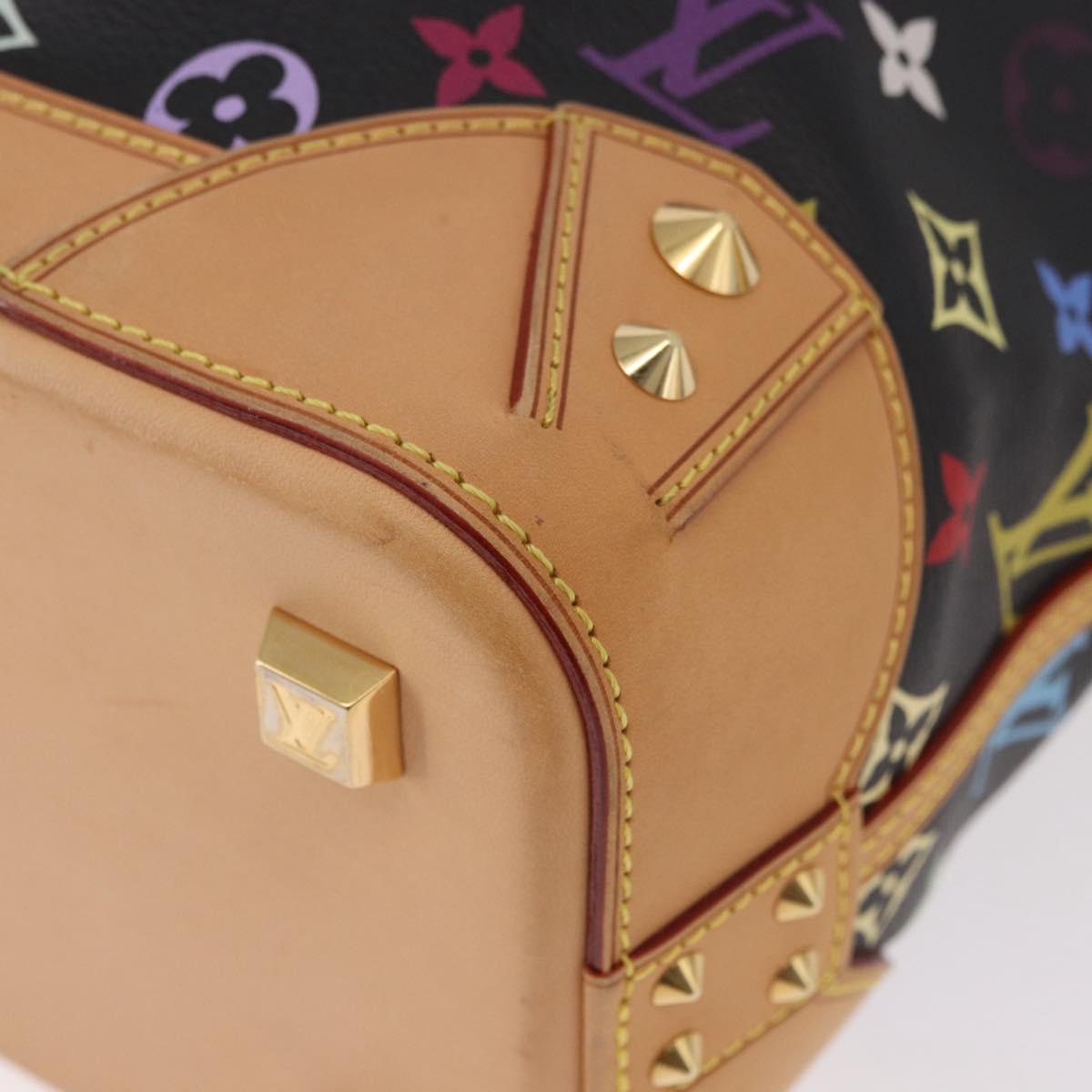 LOUIS VUITTON Multicolor Shirley MM Tote Bag Black M93213 LV Auth 186256SAV