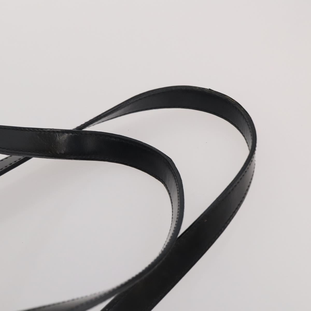 PRADA Hand Bag Nylon 2 Set Black Yellow Auth 186260