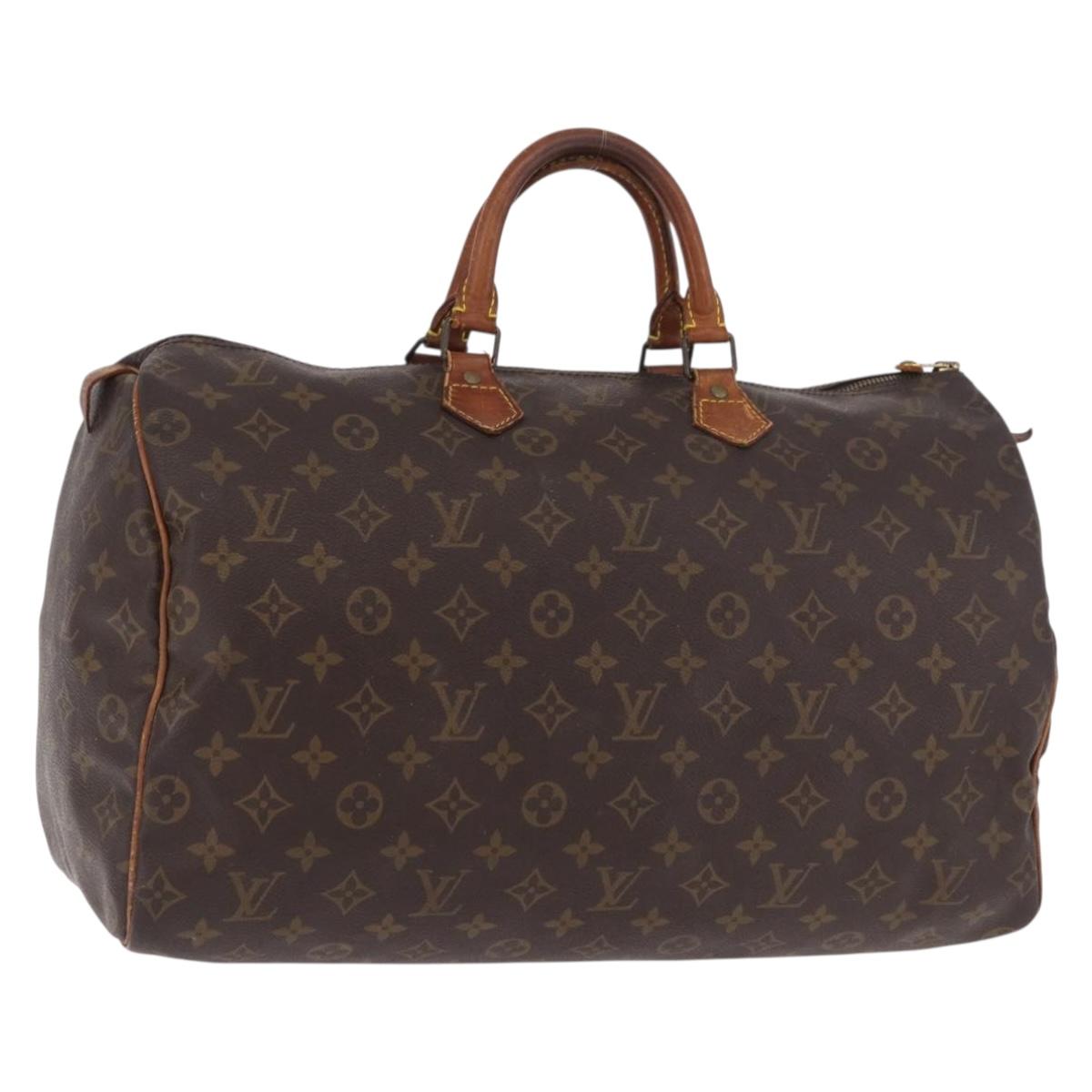 LOUIS VUITTON Monogram Speedy 40 Hand Bag M41522 LV Auth 186266