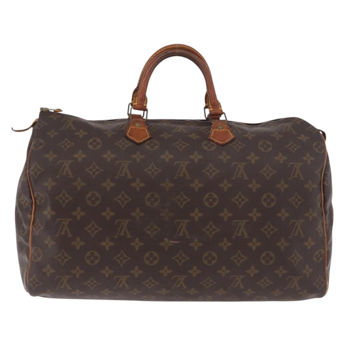 LOUIS VUITTON Monogram Speedy 40 Hand Bag M41522 LV Auth 186266