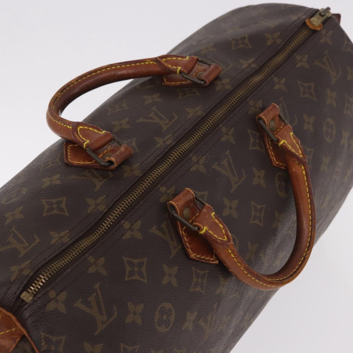 LOUIS VUITTON Monogram Speedy 40 Hand Bag M41522 LV Auth 186266