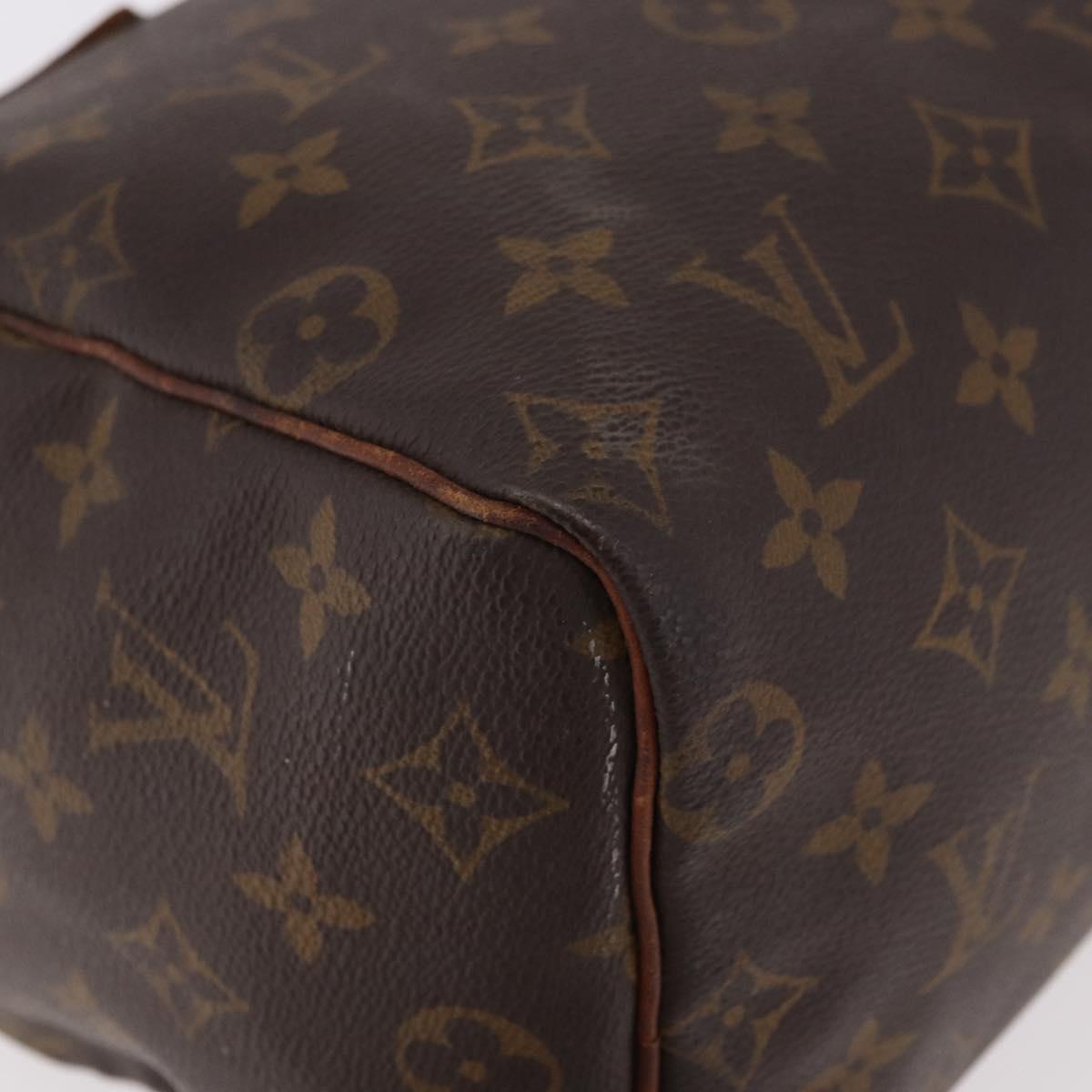 LOUIS VUITTON Monogram Speedy 25 Hand Bag M41528 LV Auth 186274