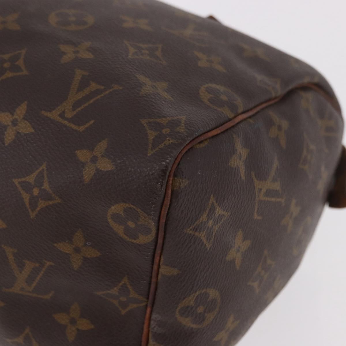 LOUIS VUITTON Monogram Speedy 25 Hand Bag M41528 LV Auth 186274