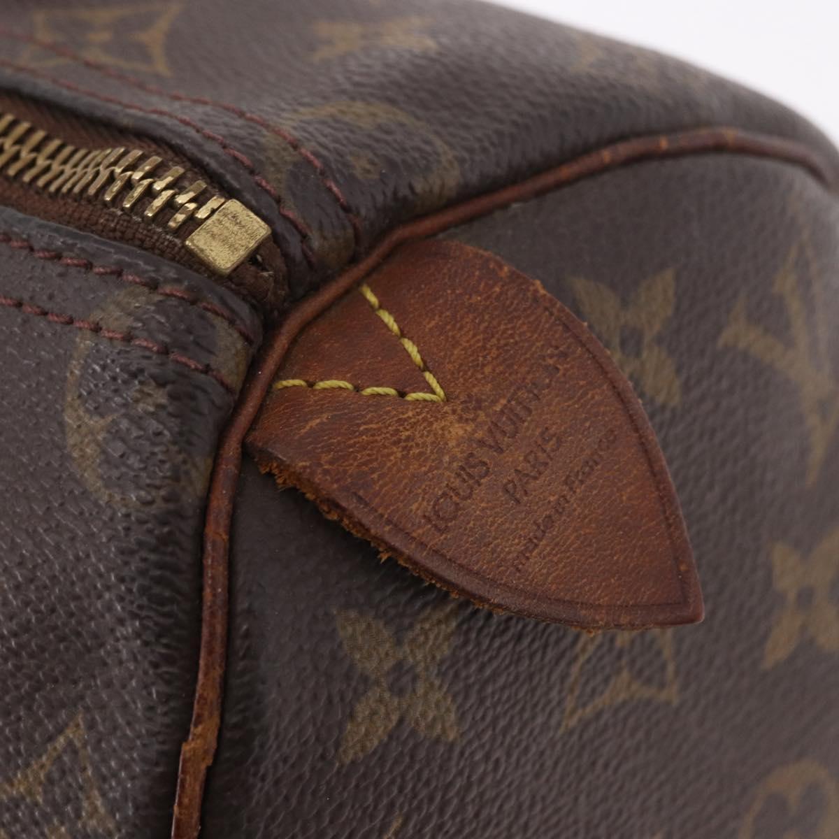 LOUIS VUITTON Monogram Speedy 25 Hand Bag M41528 LV Auth 186274
