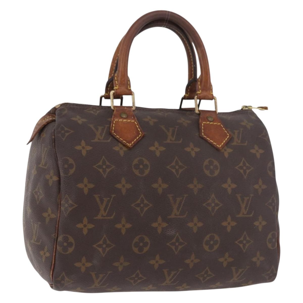 LOUIS VUITTON Monogram Speedy 25 Hand Bag M41528 LV Auth 186274
