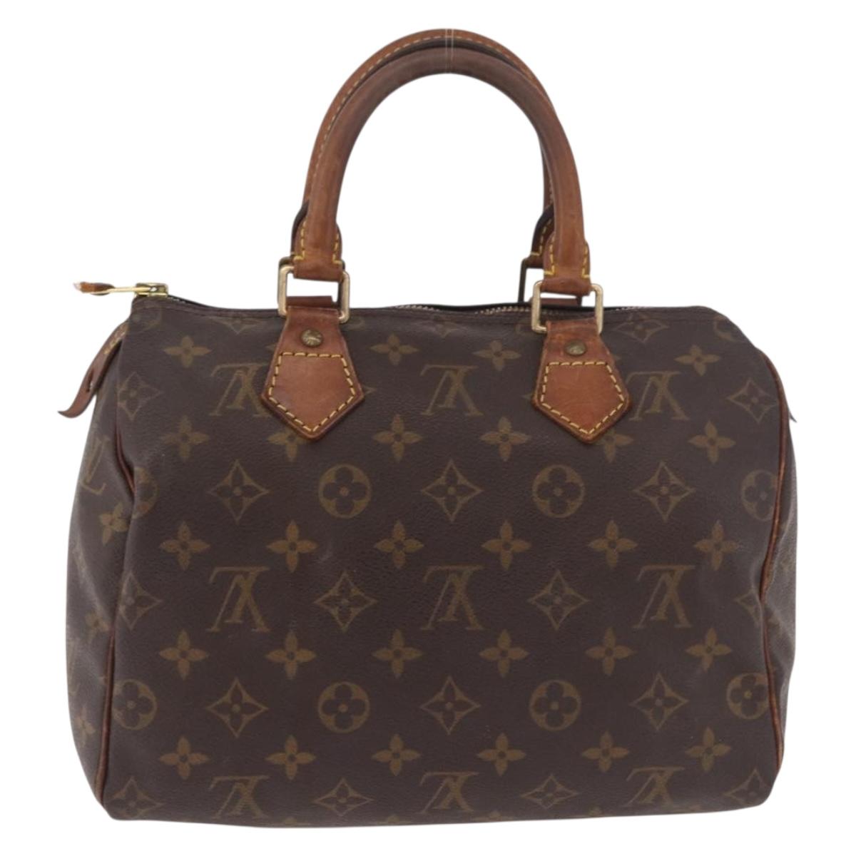 LOUIS VUITTON Monogram Speedy 25 Hand Bag M41528 LV Auth 186274