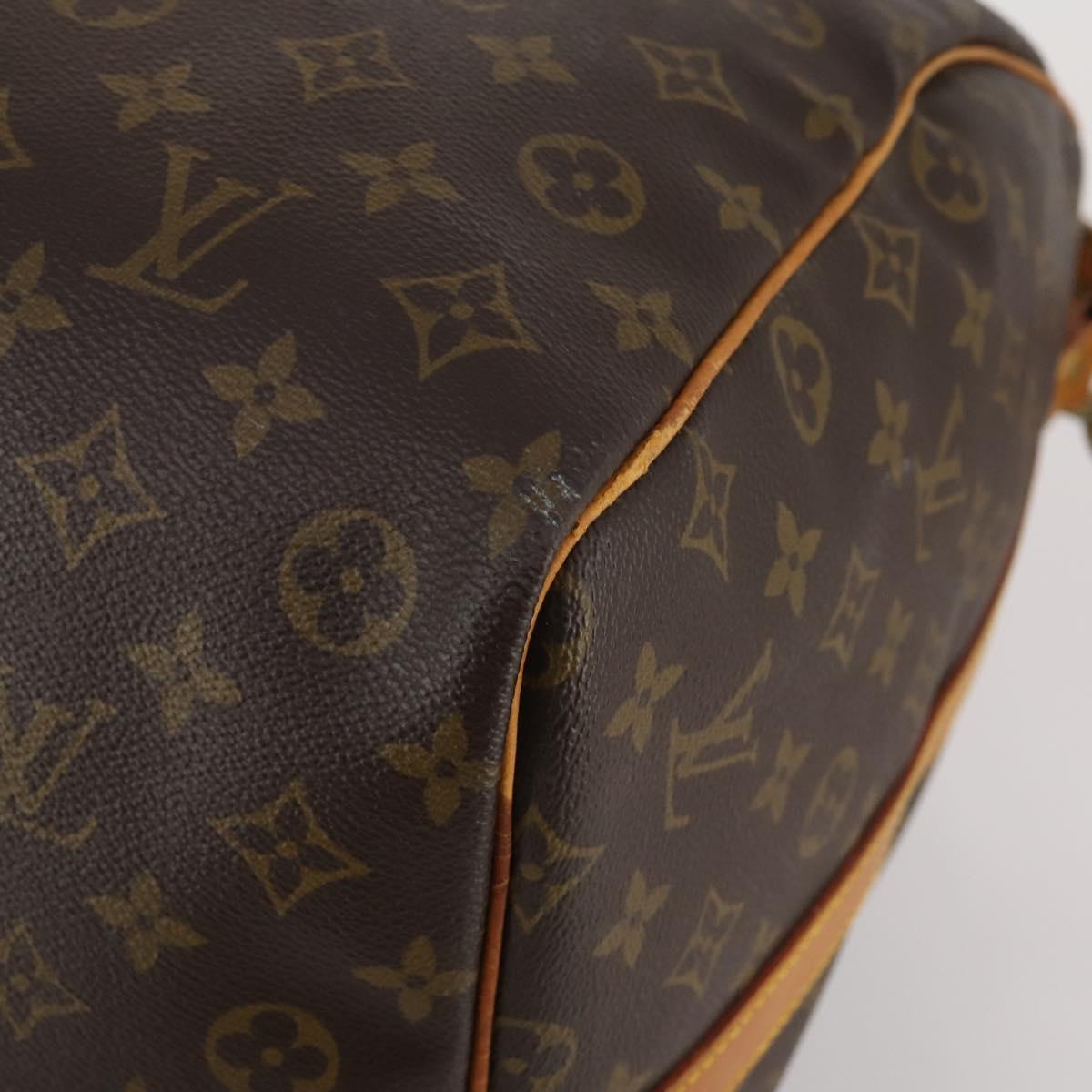 LOUIS VUITTON Monogram Keepall Bandouliere 60 Boston Bag M41412 LV Auth 186276A