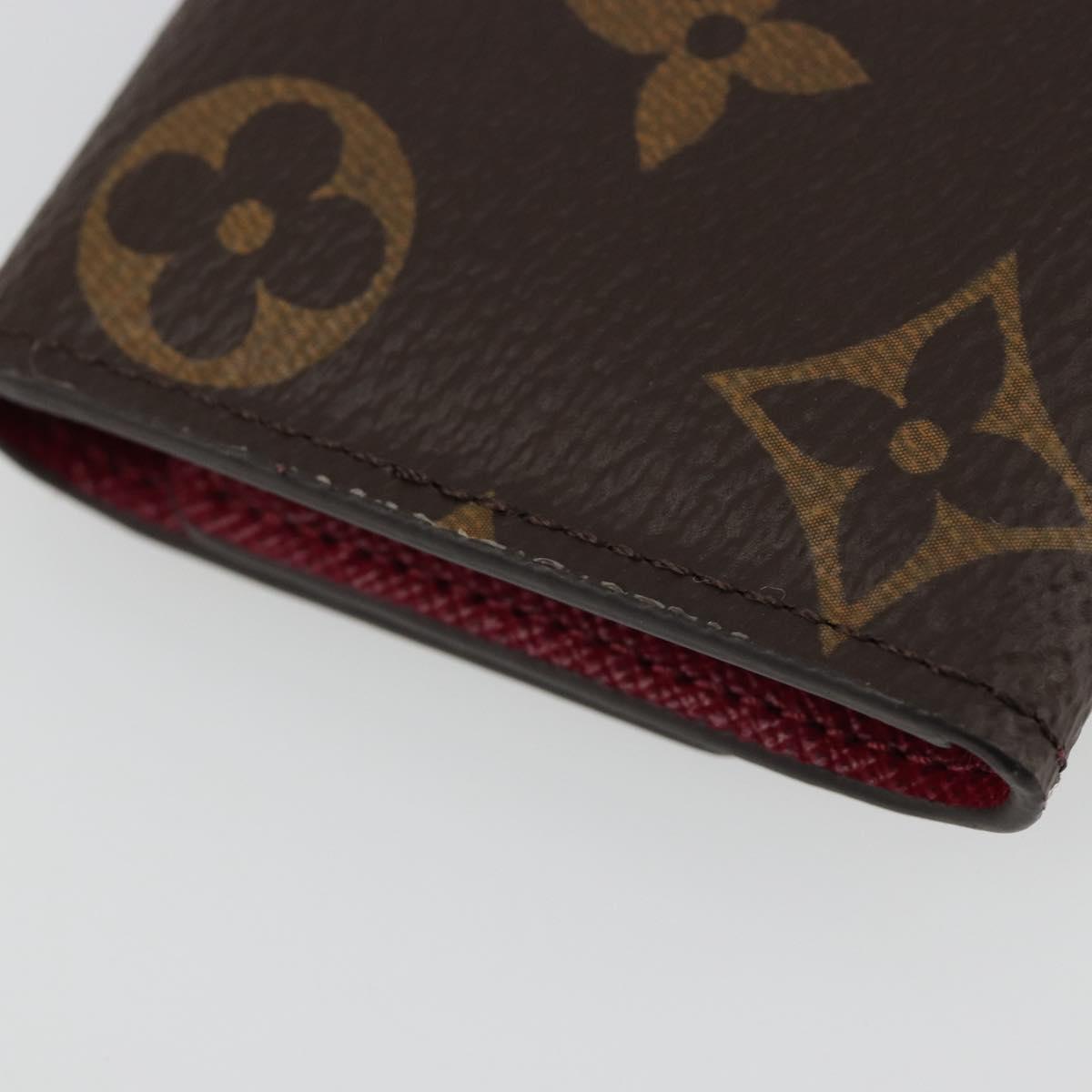LOUIS VUITTON Monogram Multicles 6 Key Case Fuchsia M60701 LV Auth 186280V