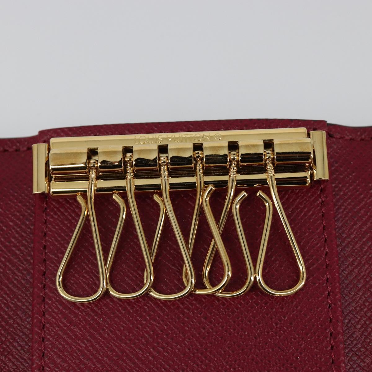 LOUIS VUITTON Monogram Multicles 6 Key Case Fuchsia M60701 LV Auth 186280V